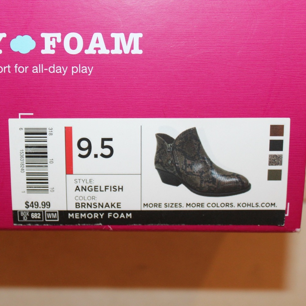 SO brown snake booties (women’s 9.5) (NWT) - Picture 12 of 12